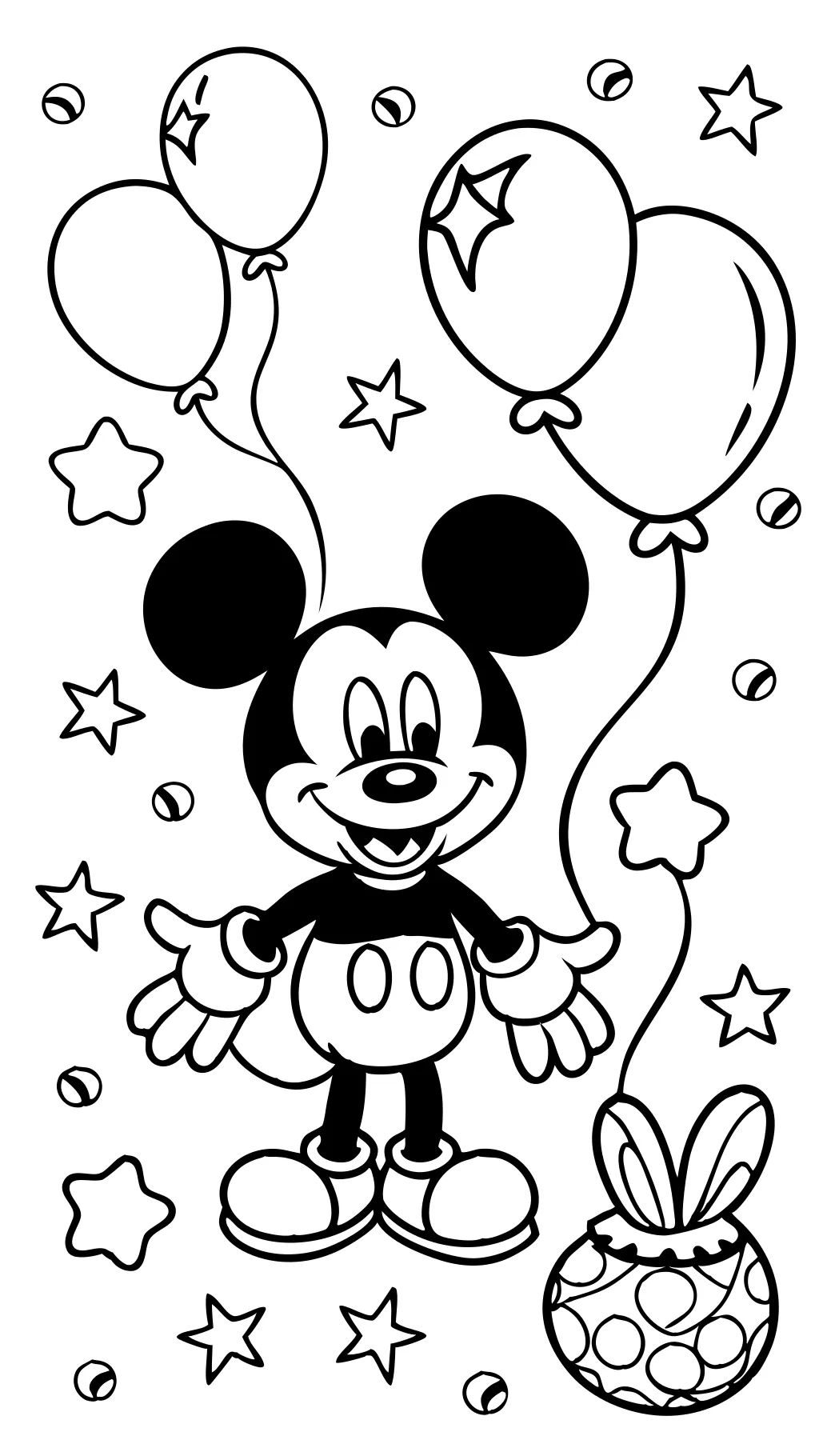 páginas para colorear de Mickey Mouse